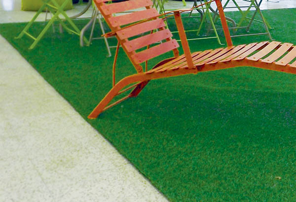 Rouleau moquette Carfloor® 960 uni de 200 cm x 15 m - Herbe