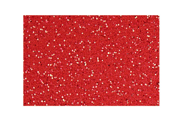 Rouleau moquette Carfloor® 370 à thème de 100 cm x 15 m - Rouge pailletée Noël