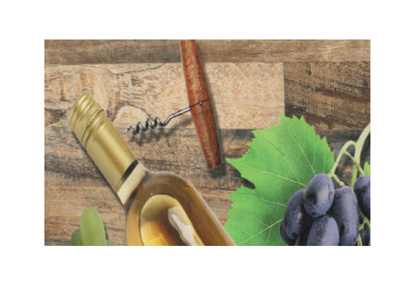 Rouleau moquette Carfloor® 300 T à thème de 150 cm x 15 m - Foire aux vins