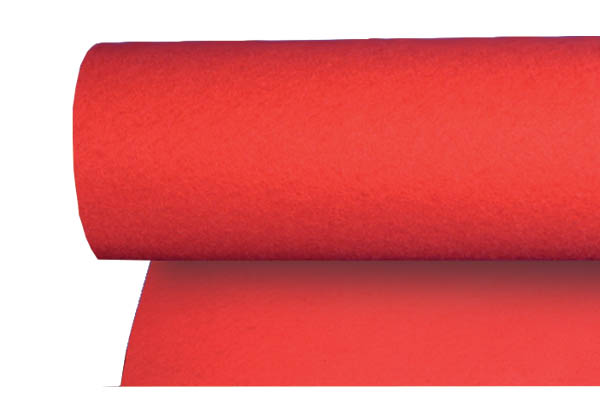 Rouleau moquette Carfloor® 300 uni de 100 cm x 25 m - Rouge