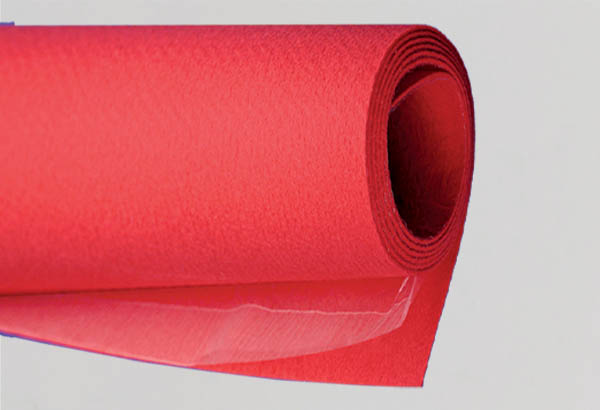 Rouleau moquette Carfloor® 300 F uni de 200 cm x 25 m - Rouge Rouleau moquette Carfloor® 300 F uni de 200 cm x 25 m - Rouge