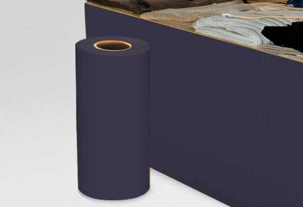 Rouleau cache - jupe palette Calcolor® uni de 60 cm x 100 m - Bleu nuit