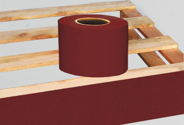 Rouleau cache - jupe palette Calcolor® uni de 15 cm x 100 m - Lie de vin