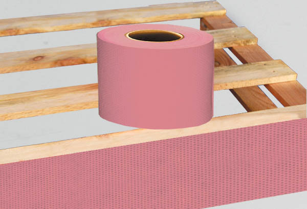 Rouleau cache - jupe palette Calcolor® uni de 15 cm x 100 m - Rose