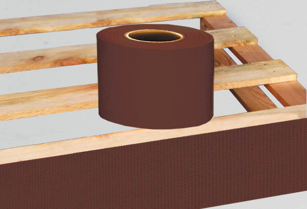 Rouleau cache - jupe palette Calcolor® uni de 15 cm x 100 m - Chocolat