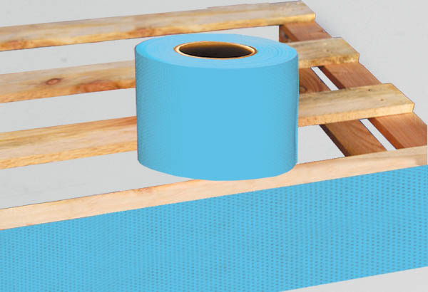 Rouleau cache - jupe palette Calcolor® uni de 15 cm x 100 m - Bleu ciel