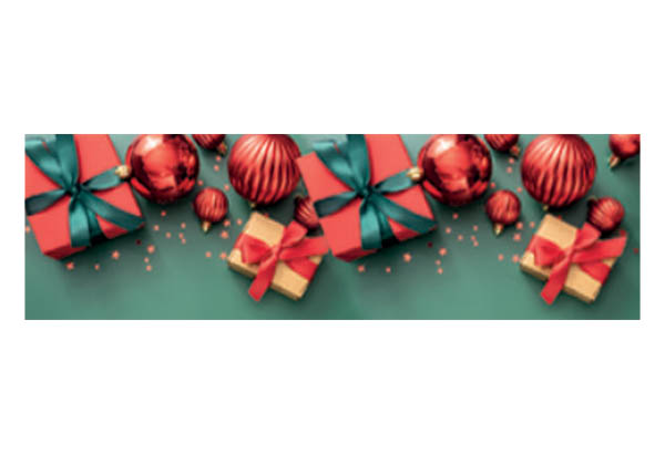 Rouleau de cache palette Calcolor® à thème de 15 cm x 50 m - Cadeaux de Noël