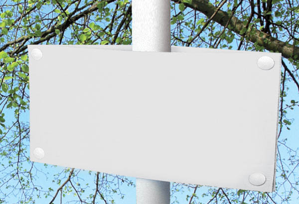 Plaque polypro alvéolaire blanche de 3.5 mm et 600g - 800 x 1200 mm