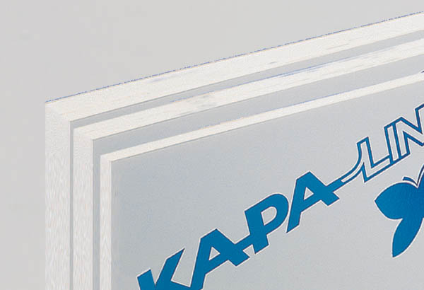 Plaque KAPALINE® en carton mousse blanche de 5 mm - 1000 x 1400 mm