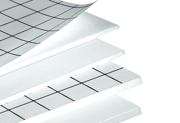 Plaque CREA'FIX en carton mousse blanche de 5 mm - 1000 x 1400 mm