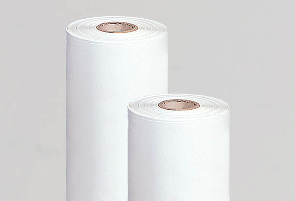 Bobine de papier couché jet d'encre blanc de 120g - 610 mm x 45 m