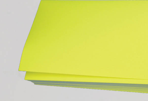 Papier affiche jet d'encre jaune fluo 1 face de 100g - Format A3