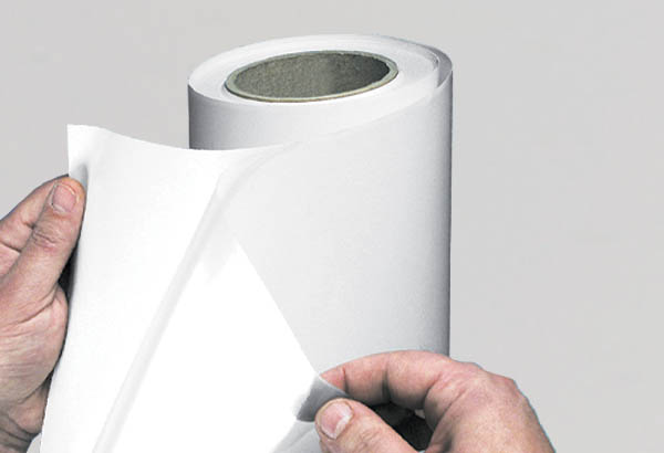 Bobine de film transparent brillant de plastification 80μ - 1060 mm x 50 m