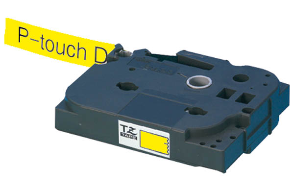 Ruban TZE 631 pour titreur Brother®  - 12 mm x 8 m - Noir et Jaune