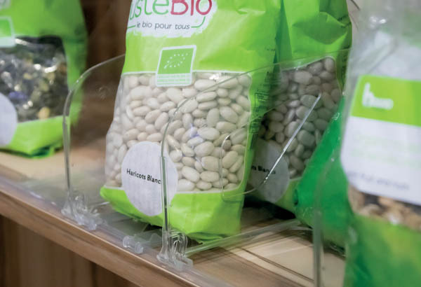 Séparateur médium transparent - Hauteur 110 mm - Sécable de 280 à 480 mm