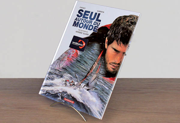 Porte-produit incliné en fil métal de Ø 2 mm - 86 x 91 mm