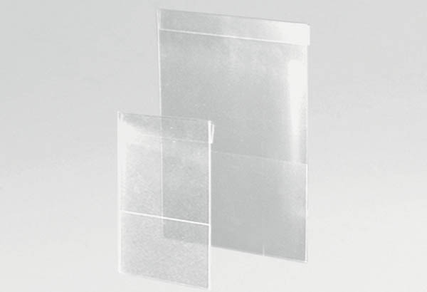 Pochette transparente pour bac soldeur carré - Format A5 - 148 x 210 mm