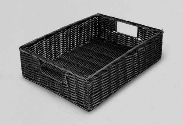 Panier polypropylène noir