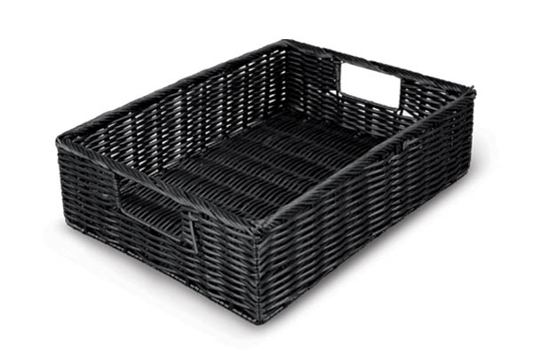 Manne poignet polypropylène noir sur structure métal epoxy - 400 x 300 x 100 mm