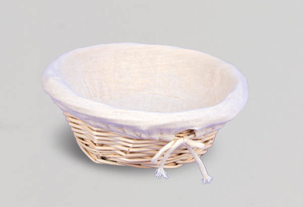 Panier Osier doublé naturel