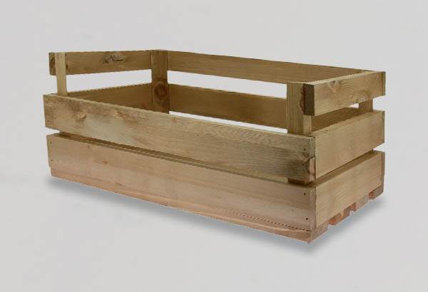 CAGETTE OUVERTE BASSE PIN NATUREL
