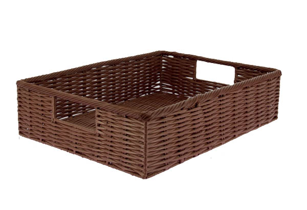 Manne poignet polypropylène chocolat sur structure métal expoxy - 400 x 300 x 100 mm