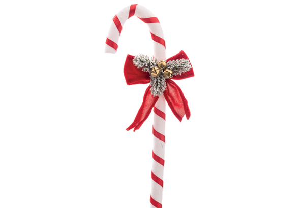 SUCRE D'ORGE BLANC/ROUGE 50 CM