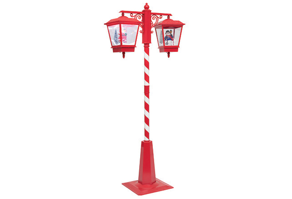 LANTERNE DOUBLE ROUGE H188cm