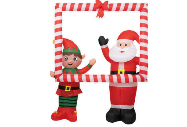 CADRE PÈRE NOEL/LUTIN GONFLABLE H18