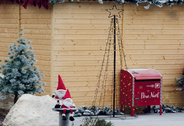 SAPIN 330 LEDS HTR 180 CM