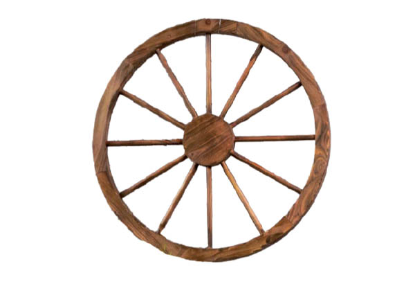 ROUE EN BOIS DIAM 70 CM
