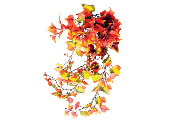 Bouquet feuilles de vigne coloris Automne - Longueur 780 mm