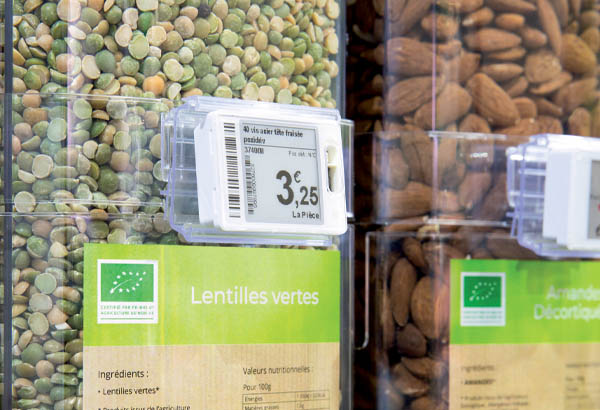 PE électronique pour trémie BULK IT ! 10 cm - 43 mm Hanshow Pricer Altierre Agile