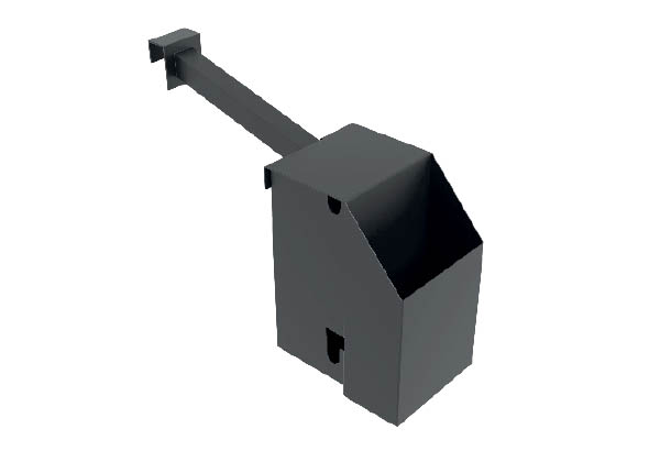 Porte sachets et support de remplissage trémie - Largeur 150 mm