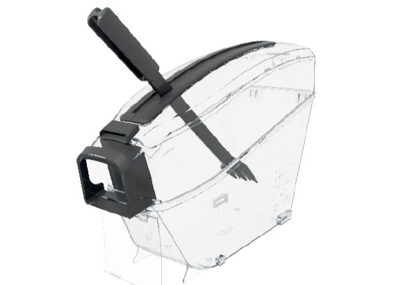 Bac à râteau en PET - Contenance 11 litres