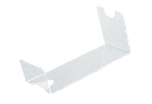 Présentoir en plexi de 3 mm pour bouteille avec Ø de 35 mm - 110 x 85 x 240 mm