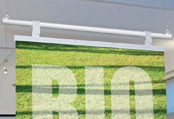 Barre de suspension Profil'Up® droite - Longueur 1000 mm