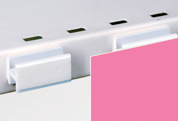 Entretoise en H avec adhésifs permanents - 15 x 26 x 13 mm