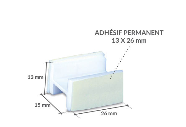 ENTRETOISE H 15X26X13MM#
