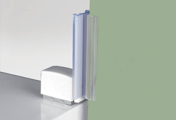 Promobase® magnétique avec grip flexible à poser - Hauteur 75 mm