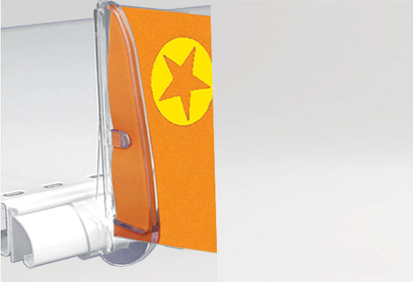 Pied Shark® pour rail arrondi et tablette P25