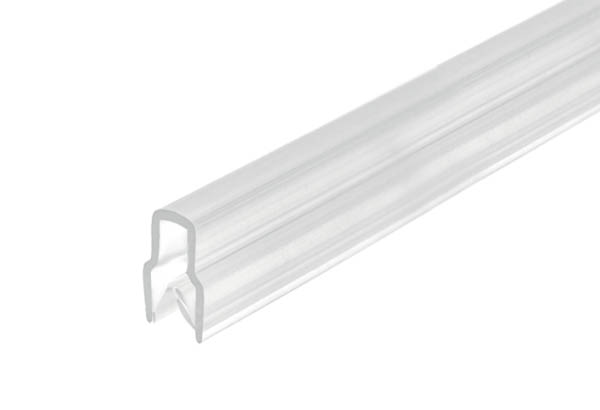 Profil pinçant pour support de 1 à 3 mm - Longueur 250 mm