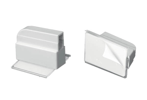 Base adhésive à poser blanche pour potence