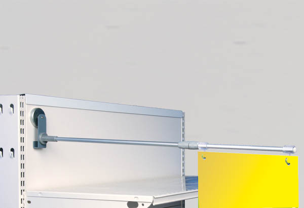 Potence murale multibase télescopique avec base magn - De 550 à 950 mm