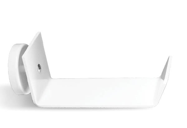 Potence porte-sacs avec fixation murale magnétique et retour avant - 160 x 60 mm