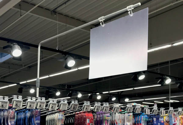 Potence murale réhaussée avec bloc magn télescopique - De 380 à 570 mm