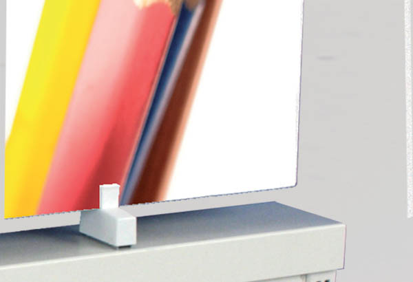 Bloc porte fronton magn Promobase® + clip droit à poser - 1 panneau de 3 mm