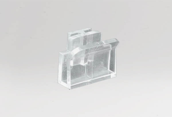 Clip droit pour porte fronton serre-joint - Pour panneau de 3 mm