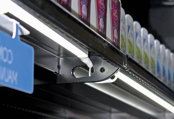 Cordon alimentation entre réglette led 2 connexions et rail basse tension