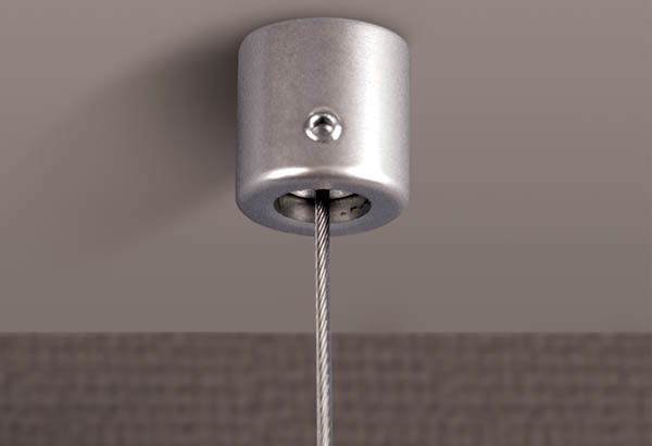 Système de fixation câble - Attache Sol / Plafond